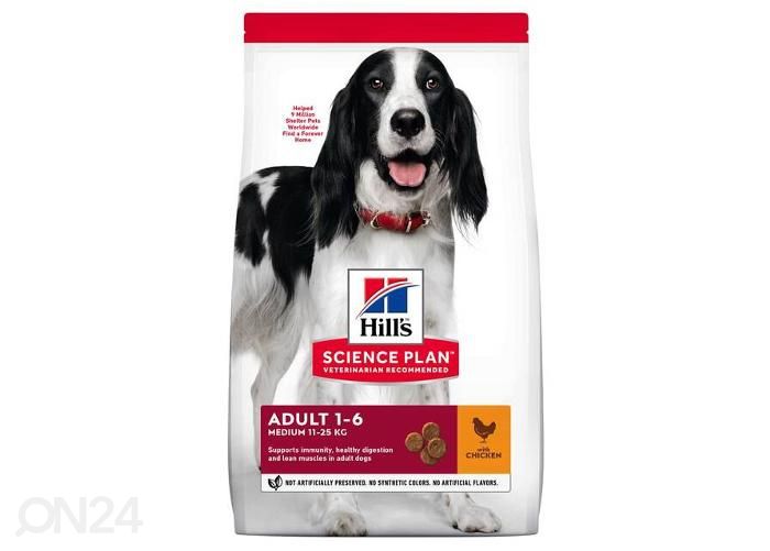 Hill's Science Plan koiranruoka kananlihalla keskikokoiselle koiralle 14 kg kuvasuurennos