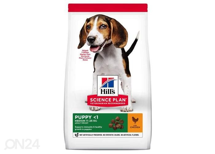Hill's Science Plan koiranruoka kananlihalla keskikokoisille koirille 14 kg kuvasuurennos