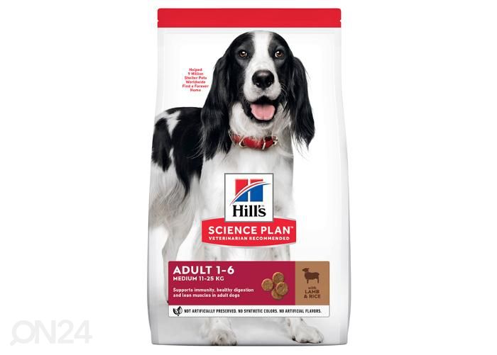 Hill's Science Plan koiranruoka lampaanlihalla & riisi keskikokoiselle koiralle 14 kg kuvasuurennos