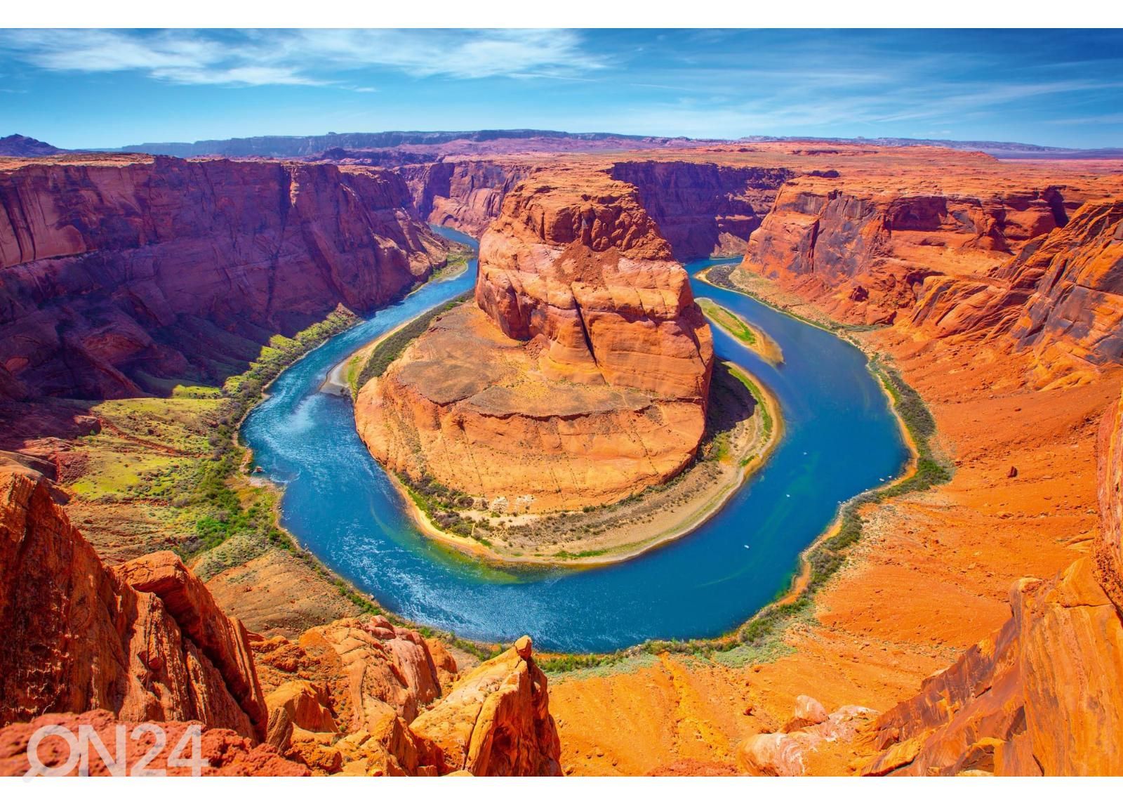 Itsekiinnityvä kuvatapetti Colorado River In Canyon kuvasuurennos