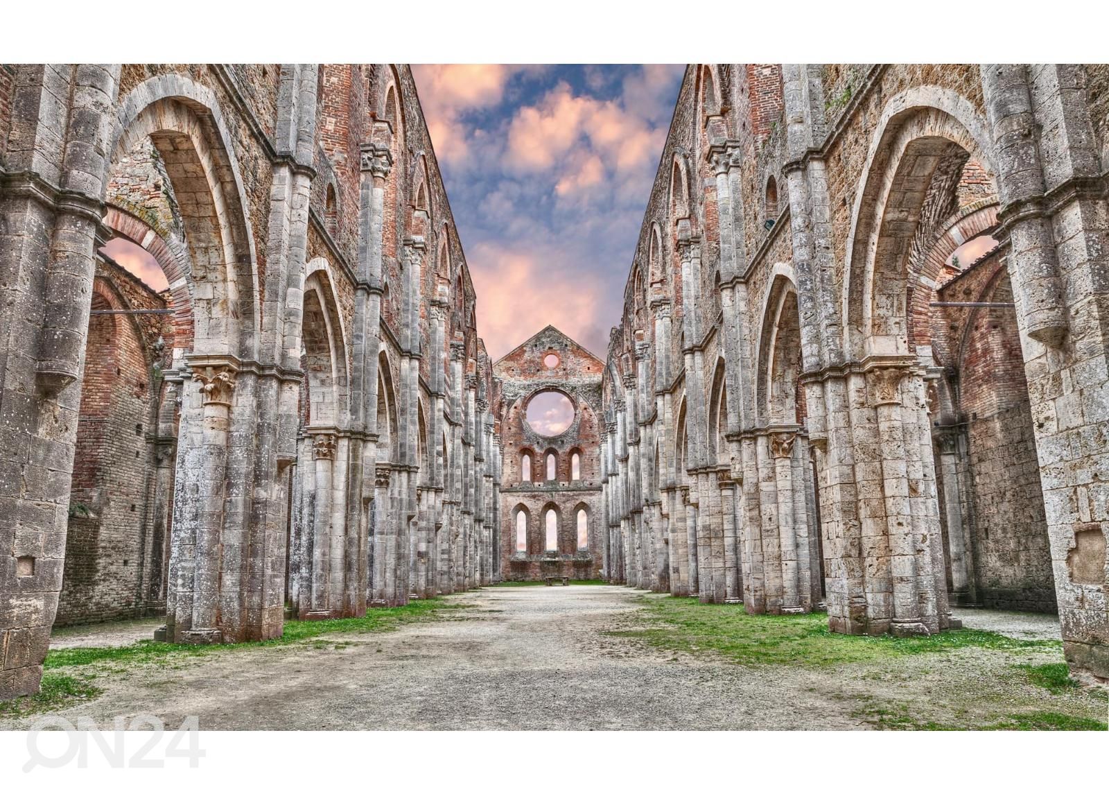 Itsekiinnityvä kuvatapetti San Galgano Siena kuvasuurennos