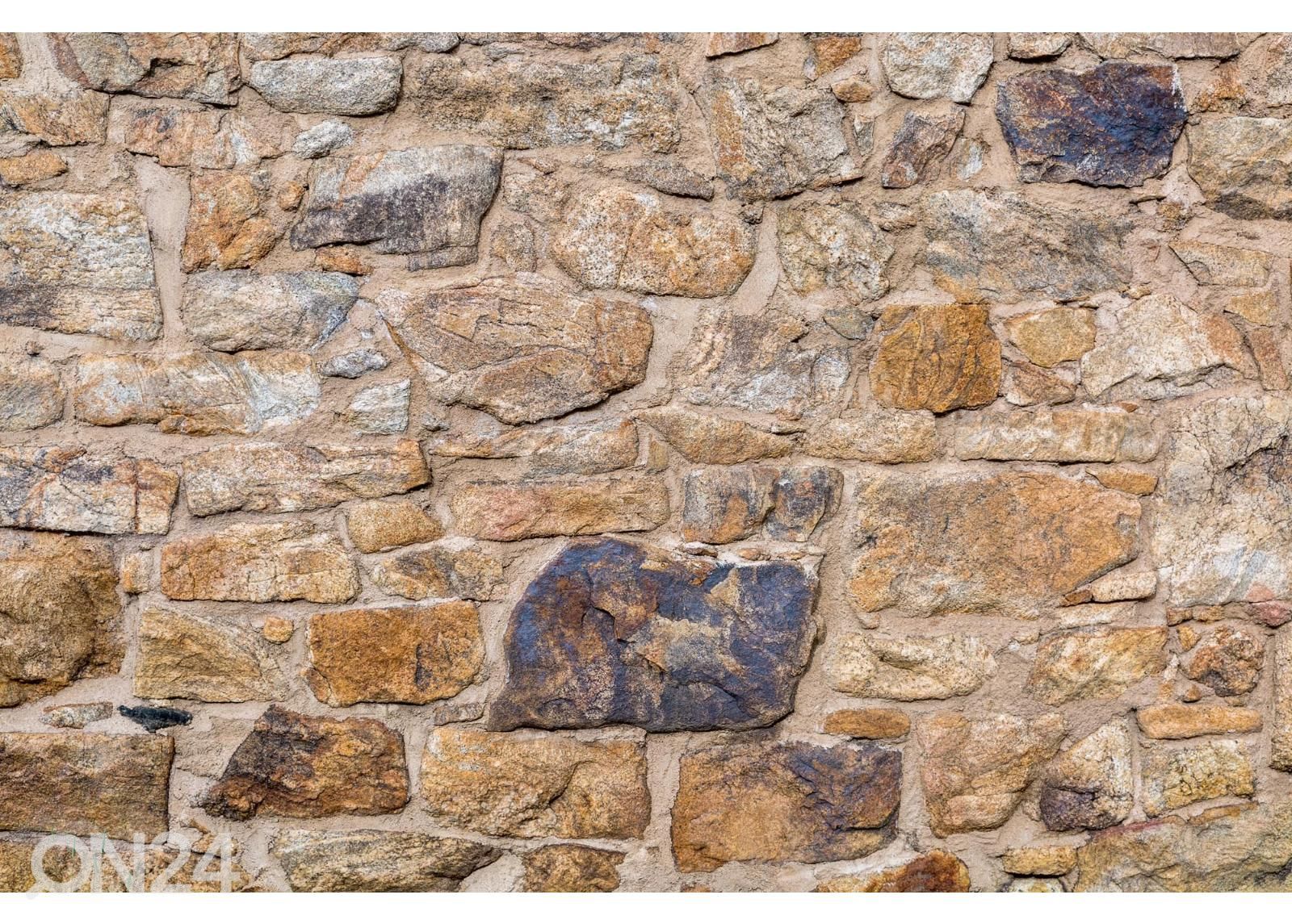 Itsekiinnityvä kuvatapetti Texture Of Old Stone Wall  kuvasuurennos