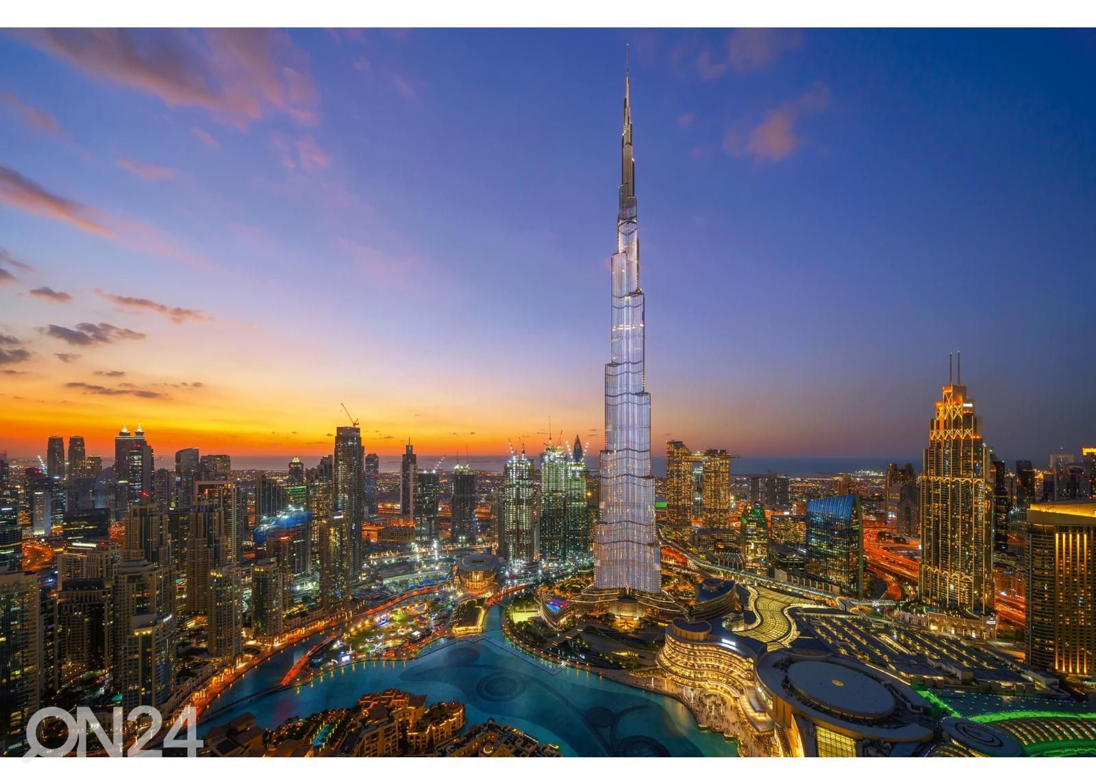 Itseliimautuva kuvatapetti Burj Chalifa Dubai kuvasuurennos
