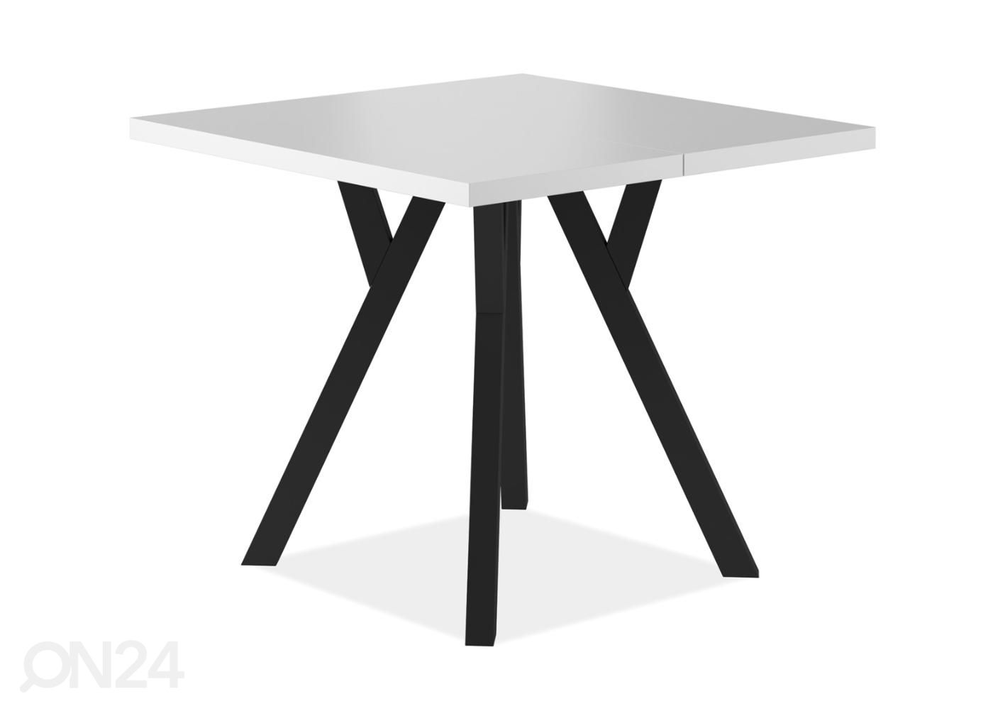 Jatkettava ruokapöytä 90-240x90 cm kuvasuurennos