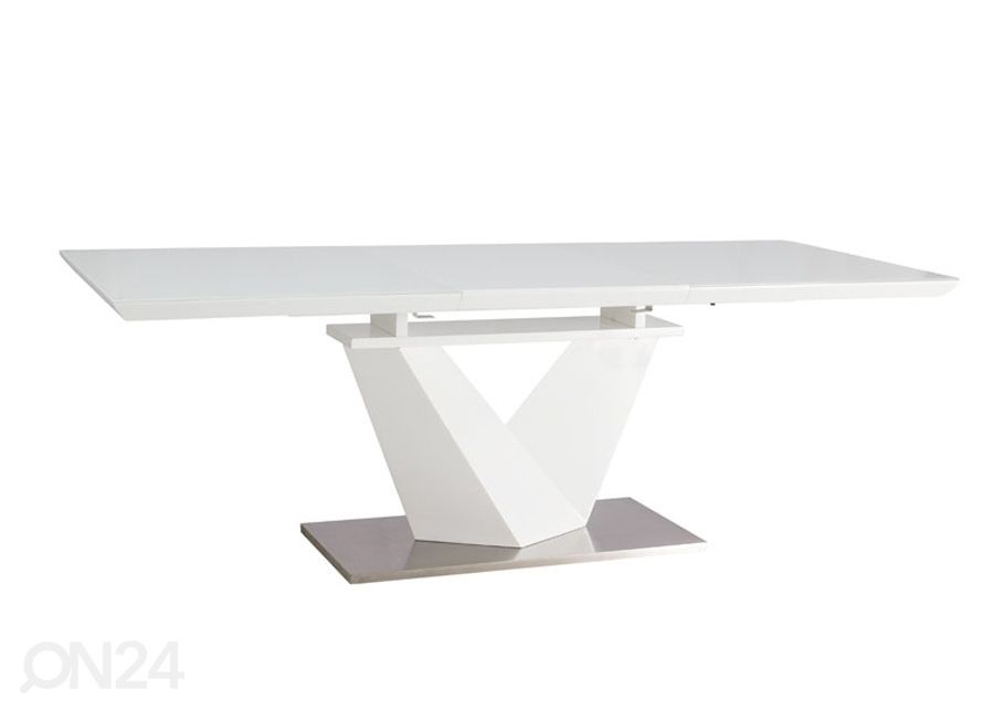Jatkettava ruokapöytä 90x160-220 cm kuvasuurennos