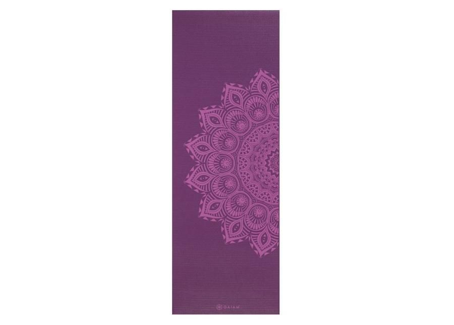 Joogamatto Mandala 6mm GAIAM liila kuvasuurennos