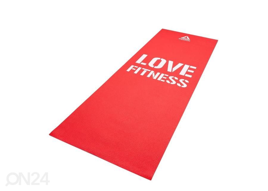 Joogamatto / voimistelumatto Love Reebok 173x61x0,4 cm kuvasuurennos