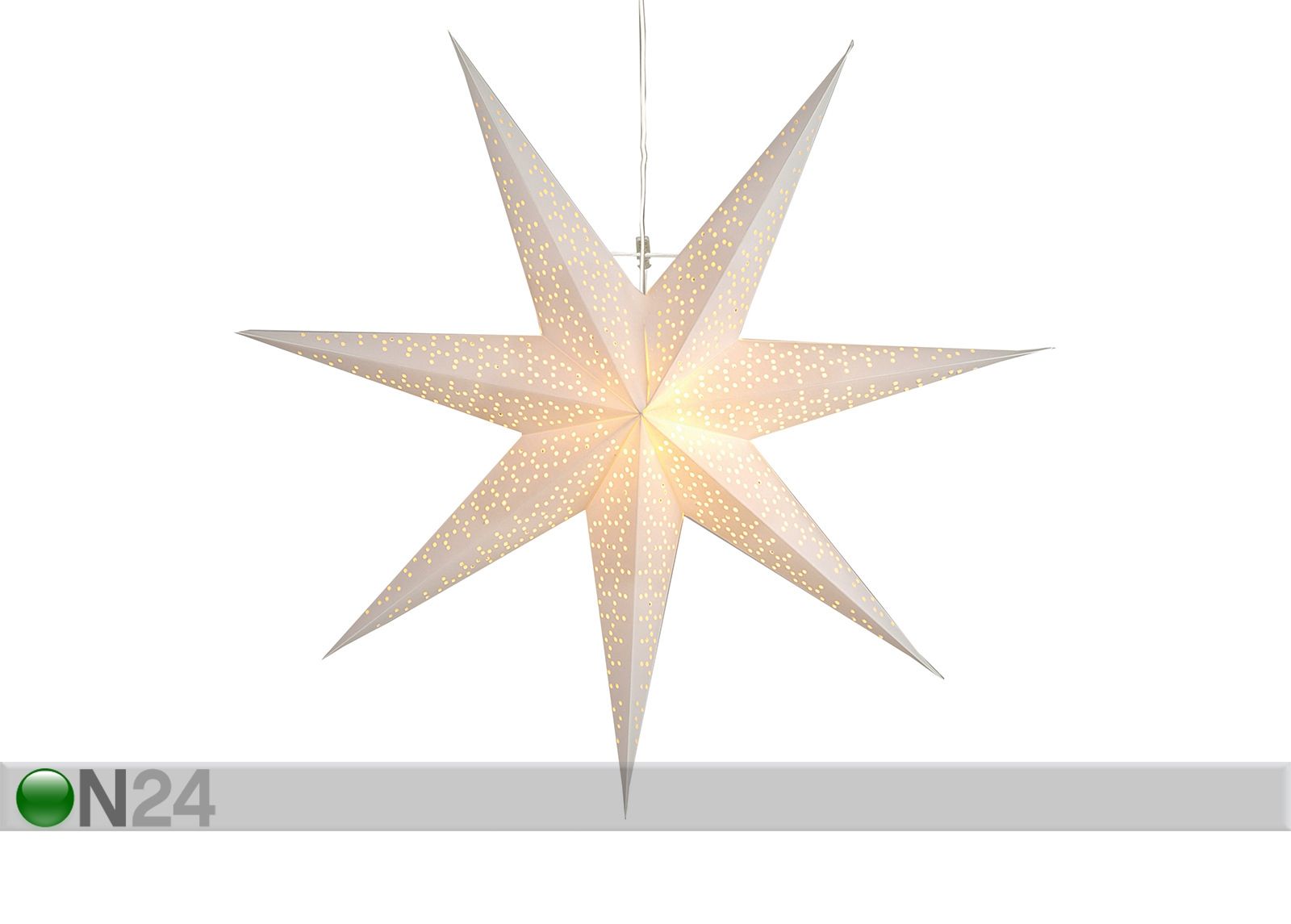 Joulukoriste Tähti DOT 70 cm, valkoinen kuvasuurennos