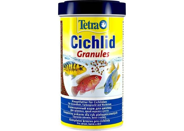 Kalojen ravinto cichlid granules 500 ml kuvasuurennos