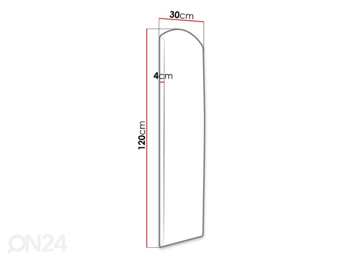 Kangasverhoiltu seinäpaneeli Kir II 120x30 cm kuvasuurennos mitat