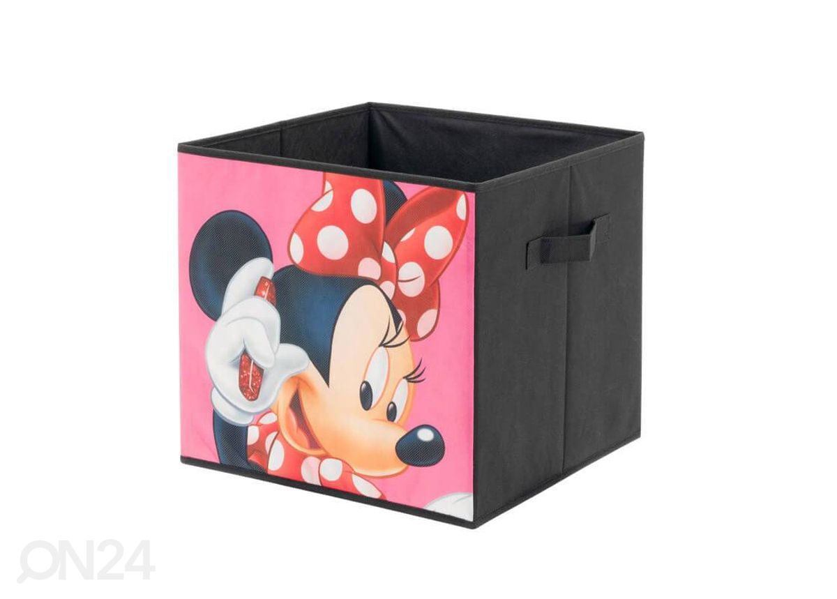 Kankainen säilytyskori Disney Mickey/Minnie kuvasuurennos