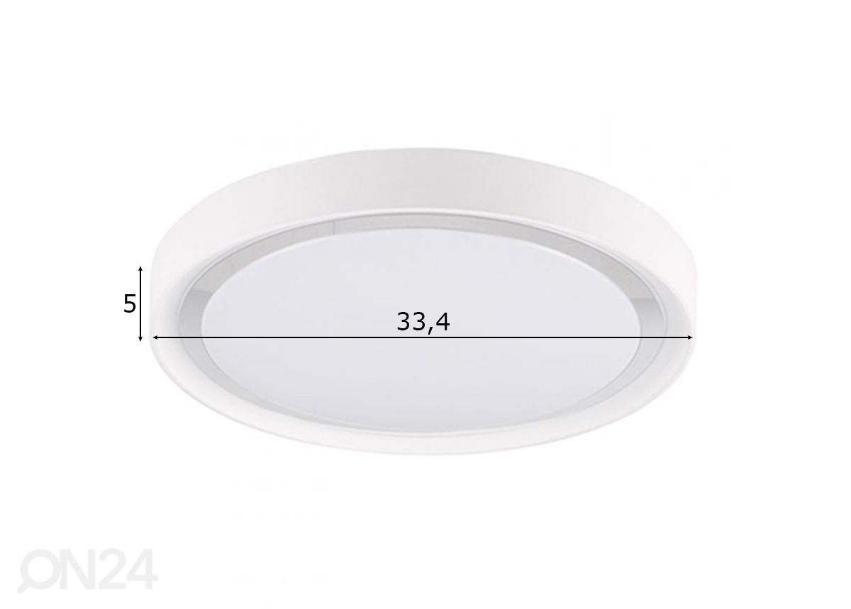 Kattoplafondi kuvasuurennos mitat