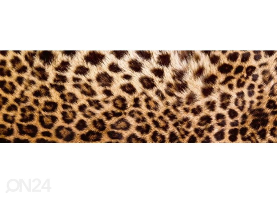 Keittiön välitila Leopard skin 180x60 cm kuvasuurennos