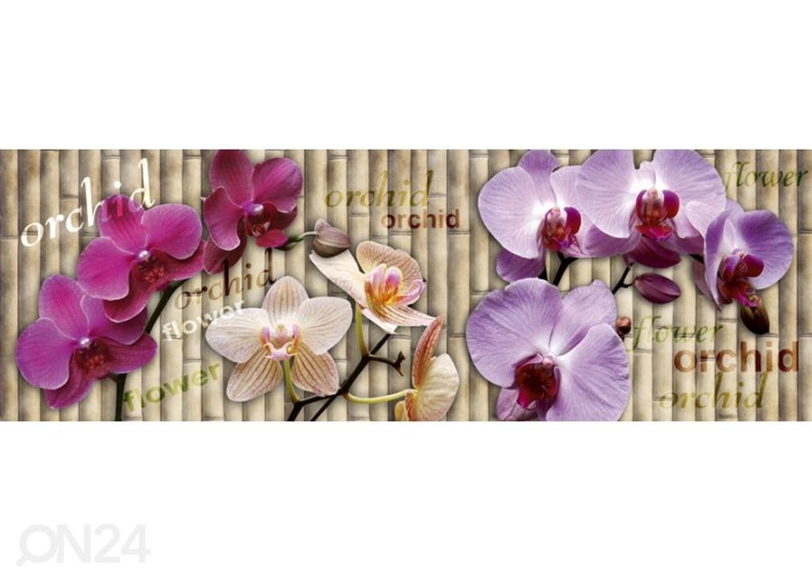 Keittiön välitila Orchid 180x60 cm kuvasuurennos