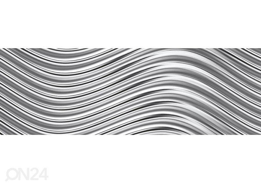 Keittiön välitila Silver rippling 180x60 cm kuvasuurennos