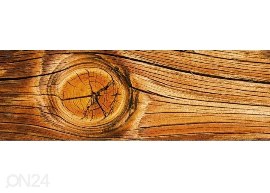 Keittiön välitila Wood knot 180x60 cm kuvasuurennos