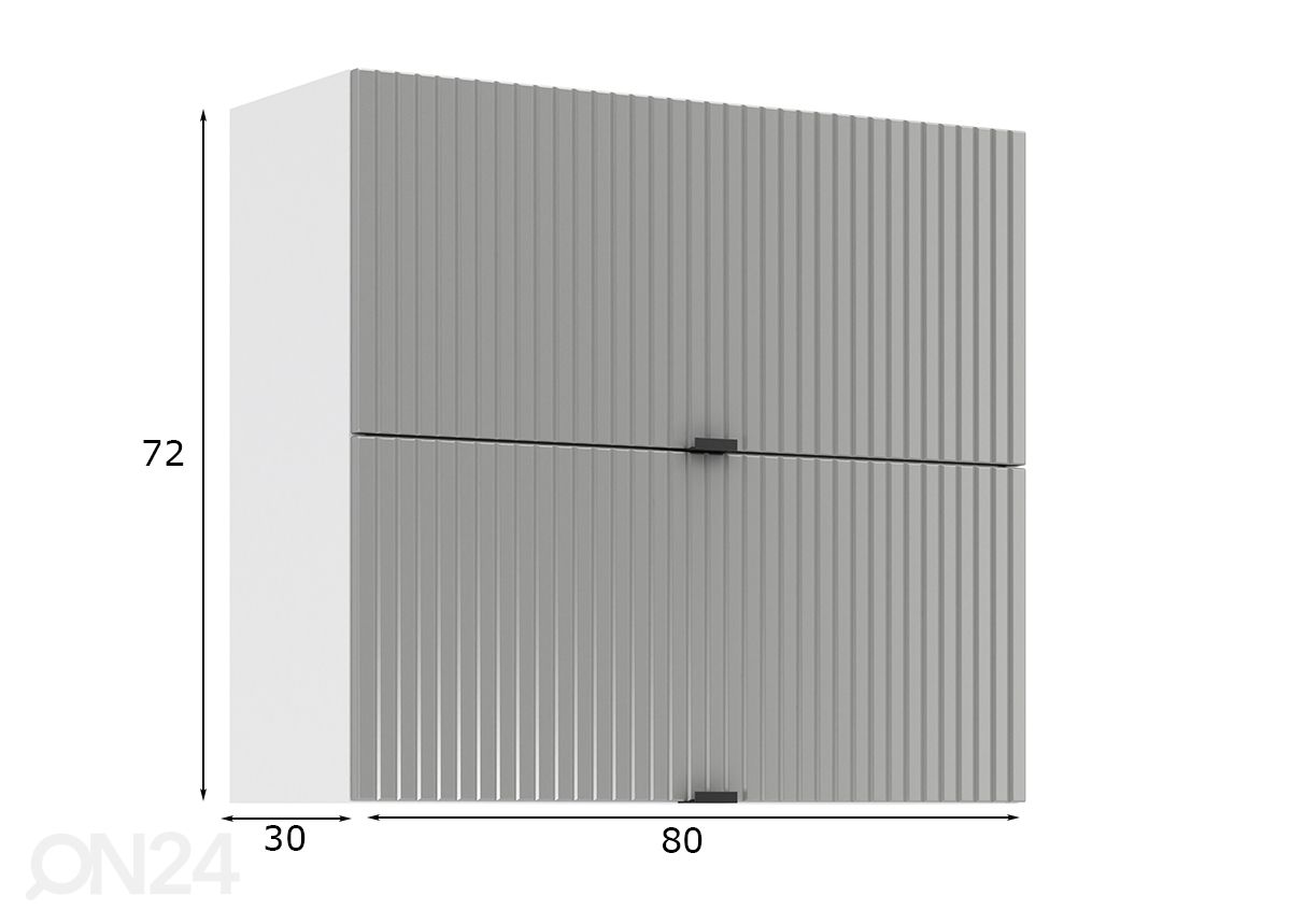 Keittiön yläkaappi Lissone 80 cm kuvasuurennos