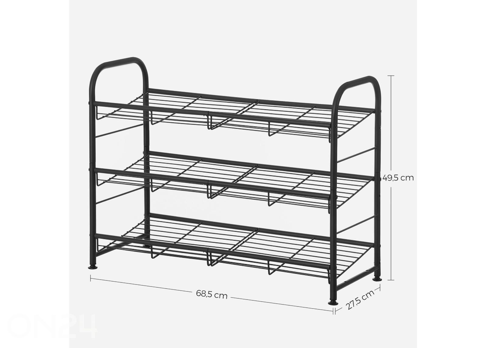 Kenkäteline / penkki kuvasuurennos mitat