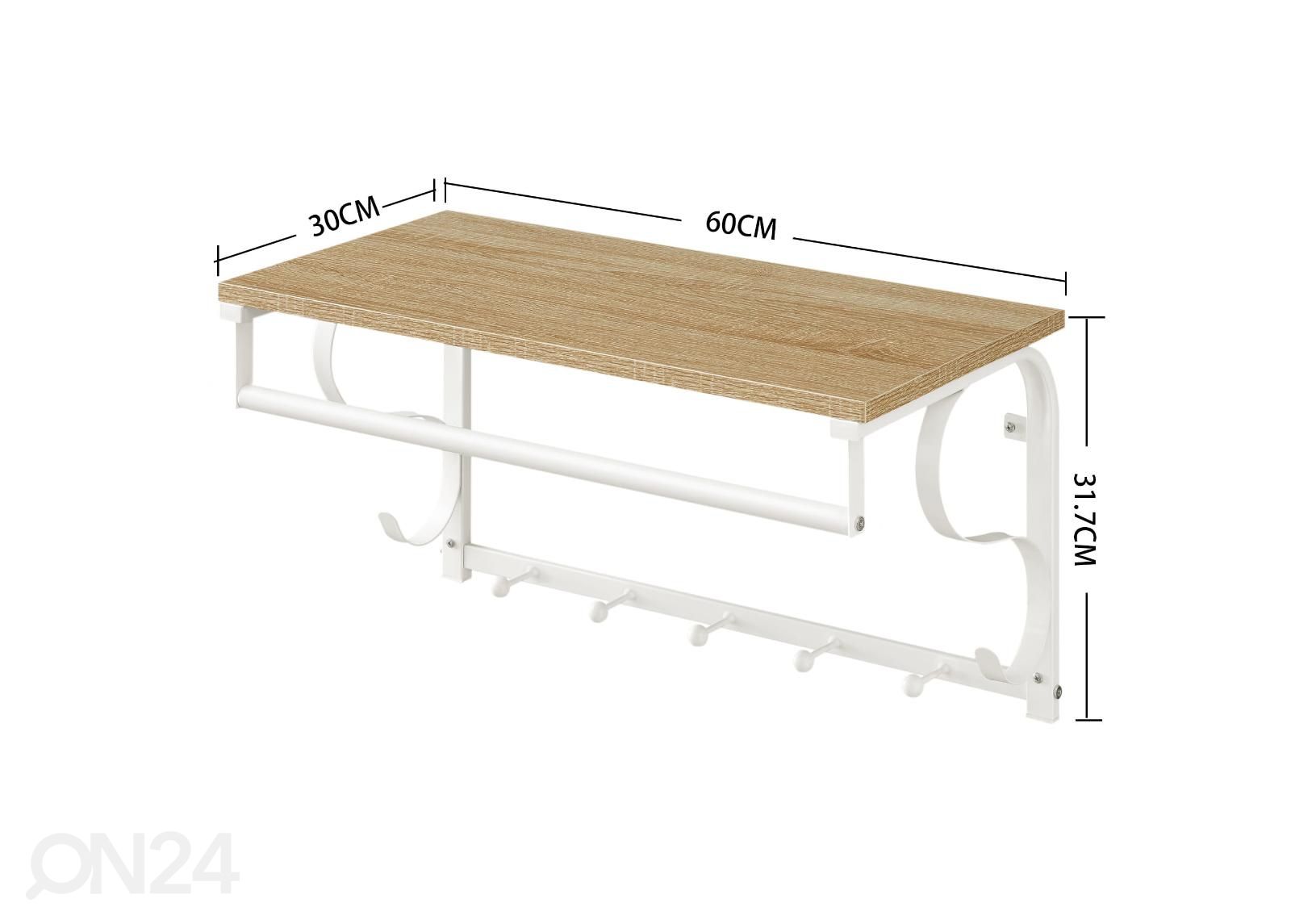 Kirjahylly 166x158 cm kuvasuurennos mitat