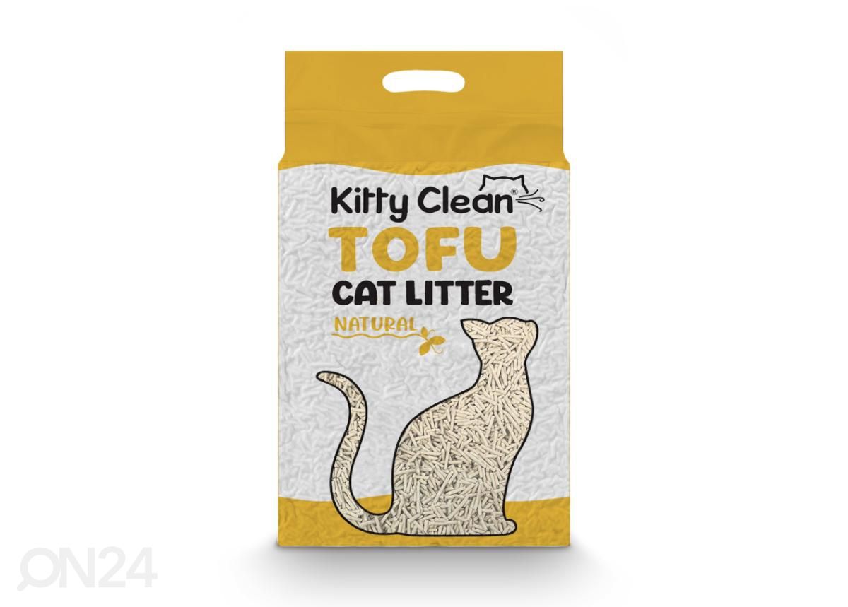 Kitty Clean Tofu kissanhiekka luonnollinen 2,5 kg kuvasuurennos
