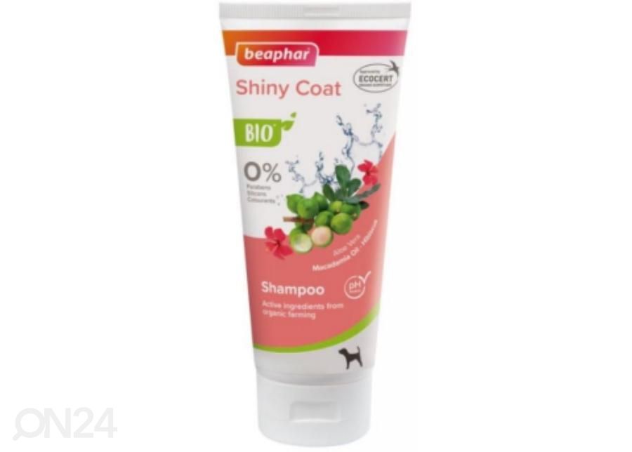 Koiran shampoo BIO Shampoo Shiny Beaphar 200 ml kuvasuurennos