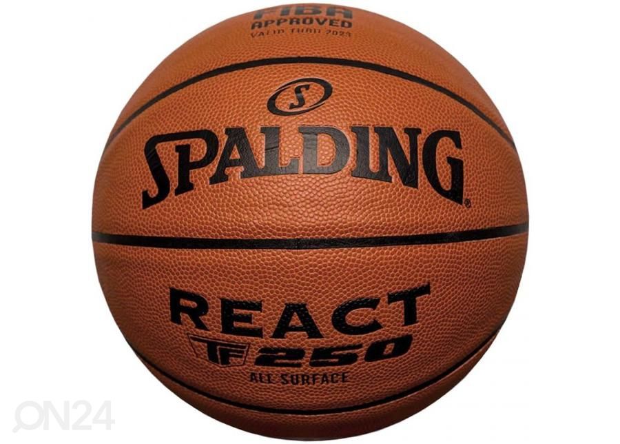 Koripallo Spalding React TF-250 Logo Fiba 76967Z kuvasuurennos