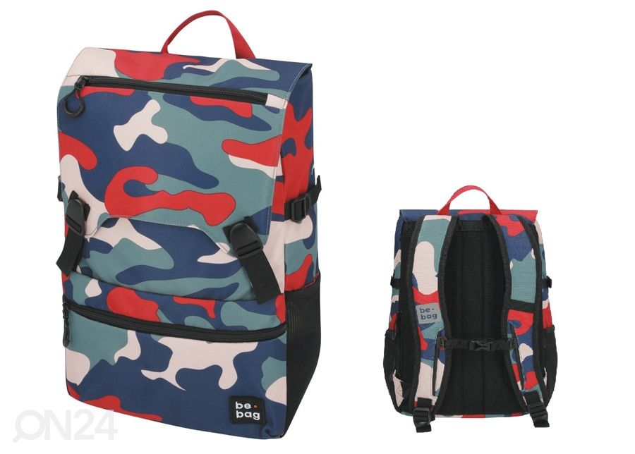 Koulurappu - selkäreppu Be Bag Be Smart Camo kuvasuurennos