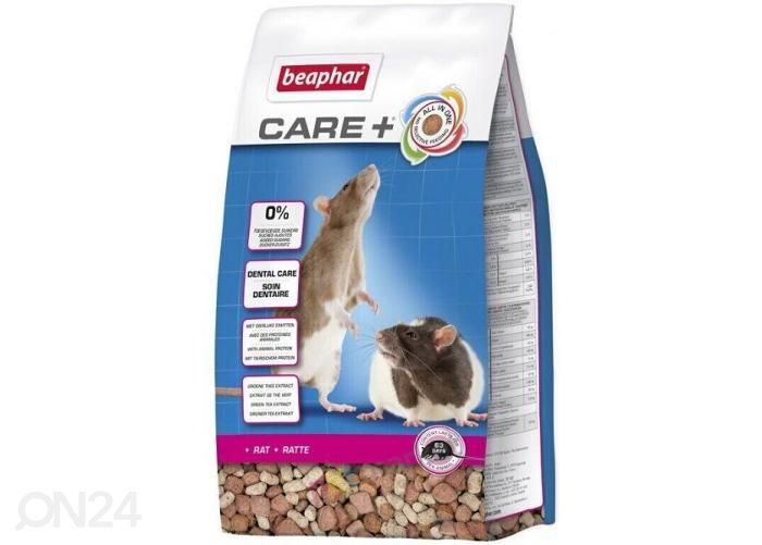 Kuivaruoka rotille Beaphar Care+ Rat toit 250 g kuvasuurennos