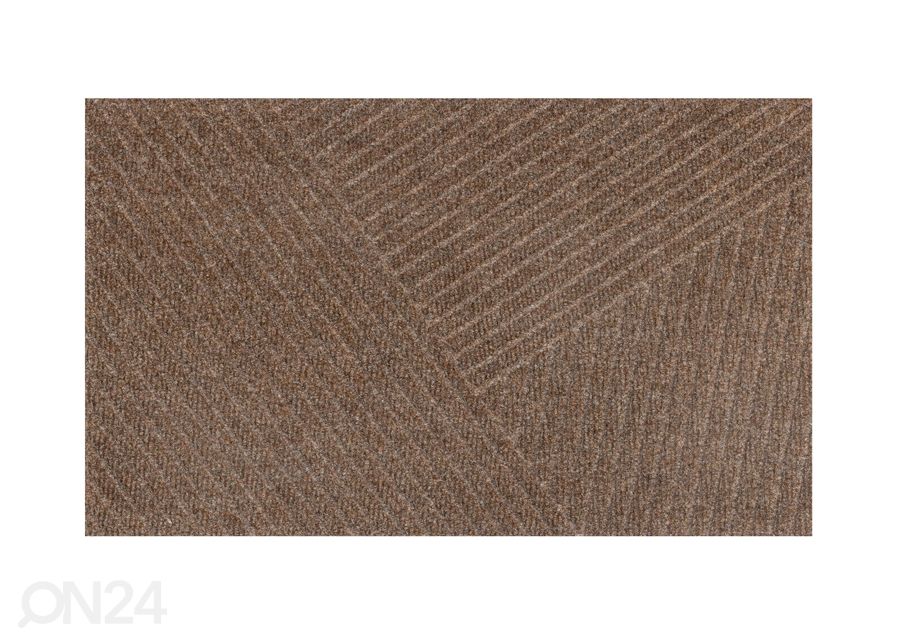 Kynnysmatto Dune Stripes taupe 45x75 cm kuvasuurennos