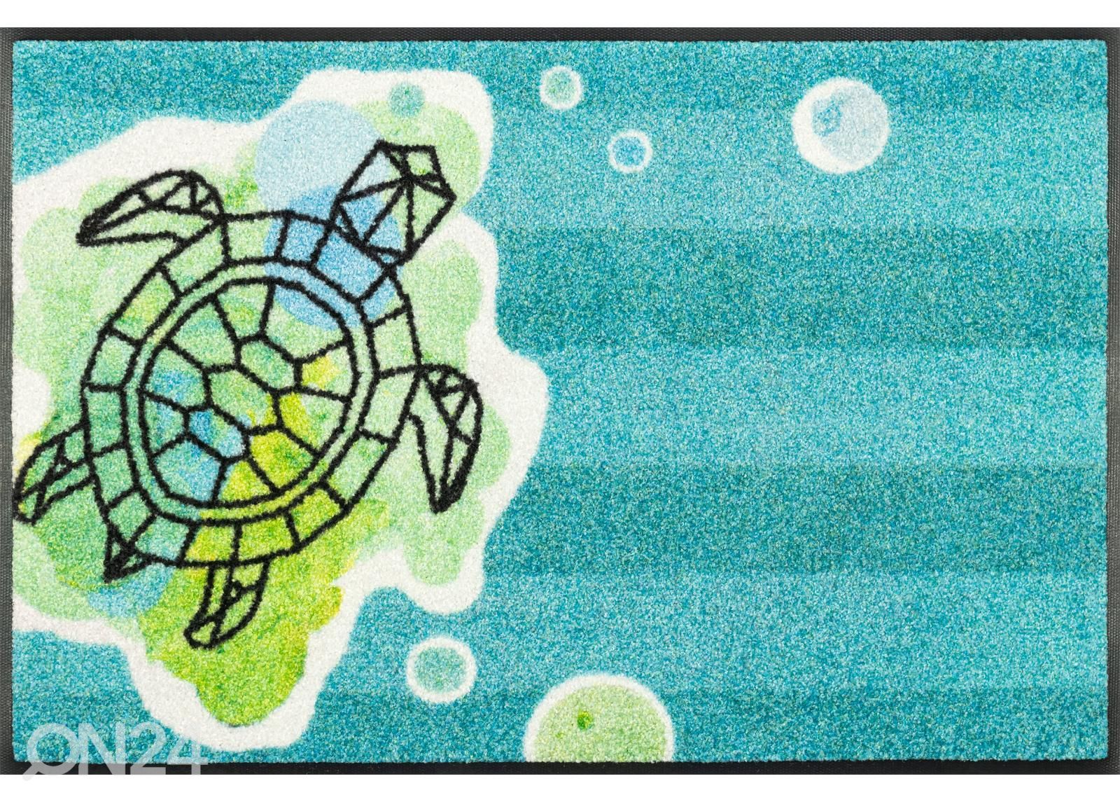 Kynnysmatto Turtle Splash 50x75 cm kuvasuurennos