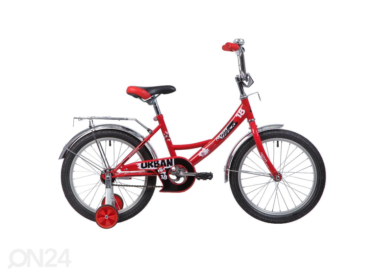 Lasten polkupyörä 18" URBAN Novatrack punainen kuvasuurennos