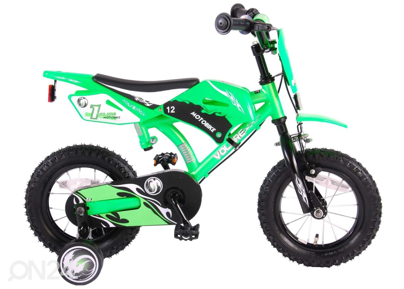 Lasten polkupyörä Motobike Green 12" Volare kuvasuurennos