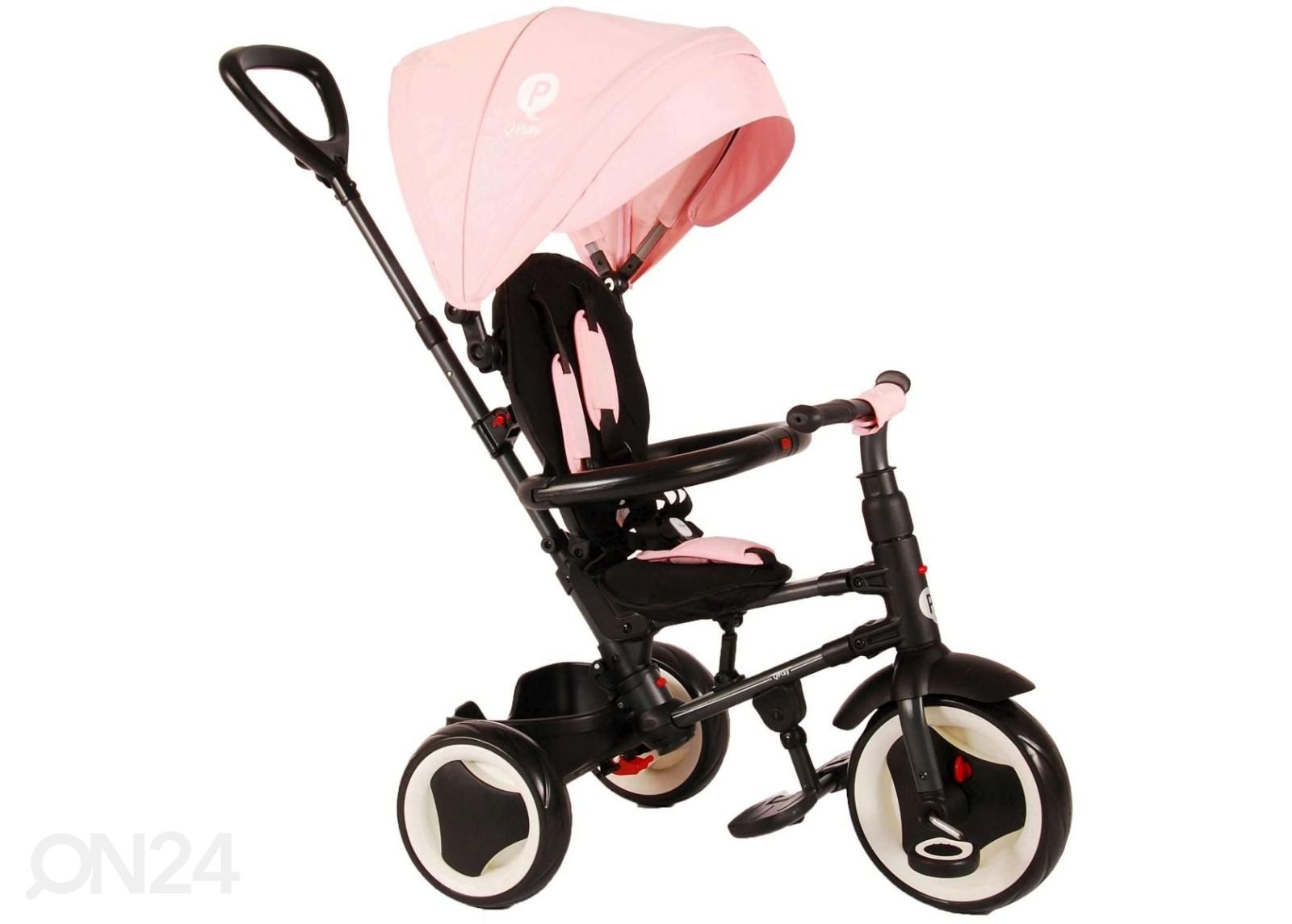 Lasten rattaat / pyörä Qplay Rito roosa kuvasuurennos