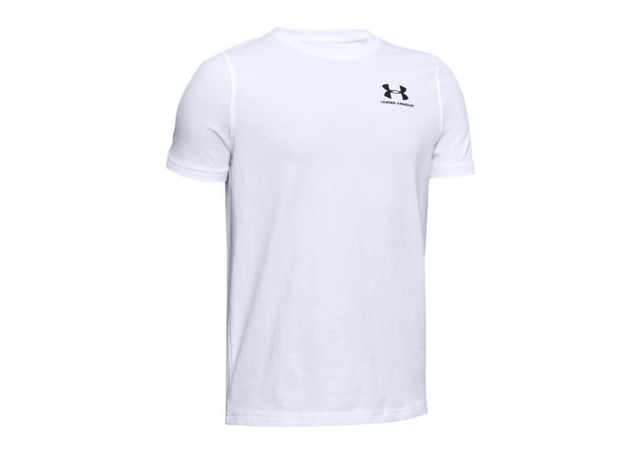 Lasten treenipaita Under Armour Charged Cotton JR 1347096-100 kuvasuurennos