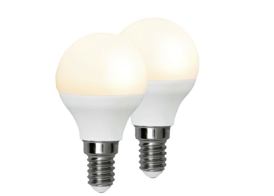 LED sähkölamppu E14 3 W, 2 kpl kuvasuurennos