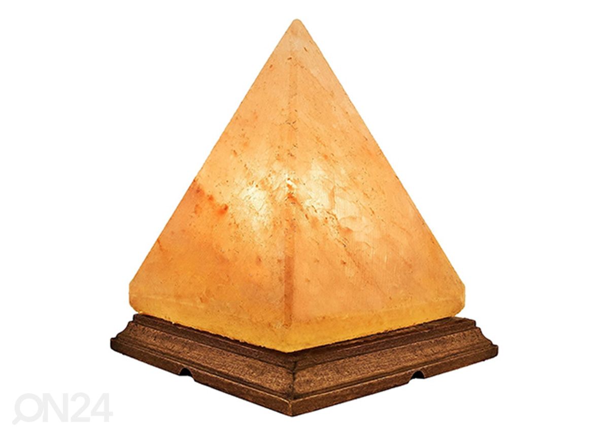 LED Suolalamppu Pyramidi USB kuvasuurennos