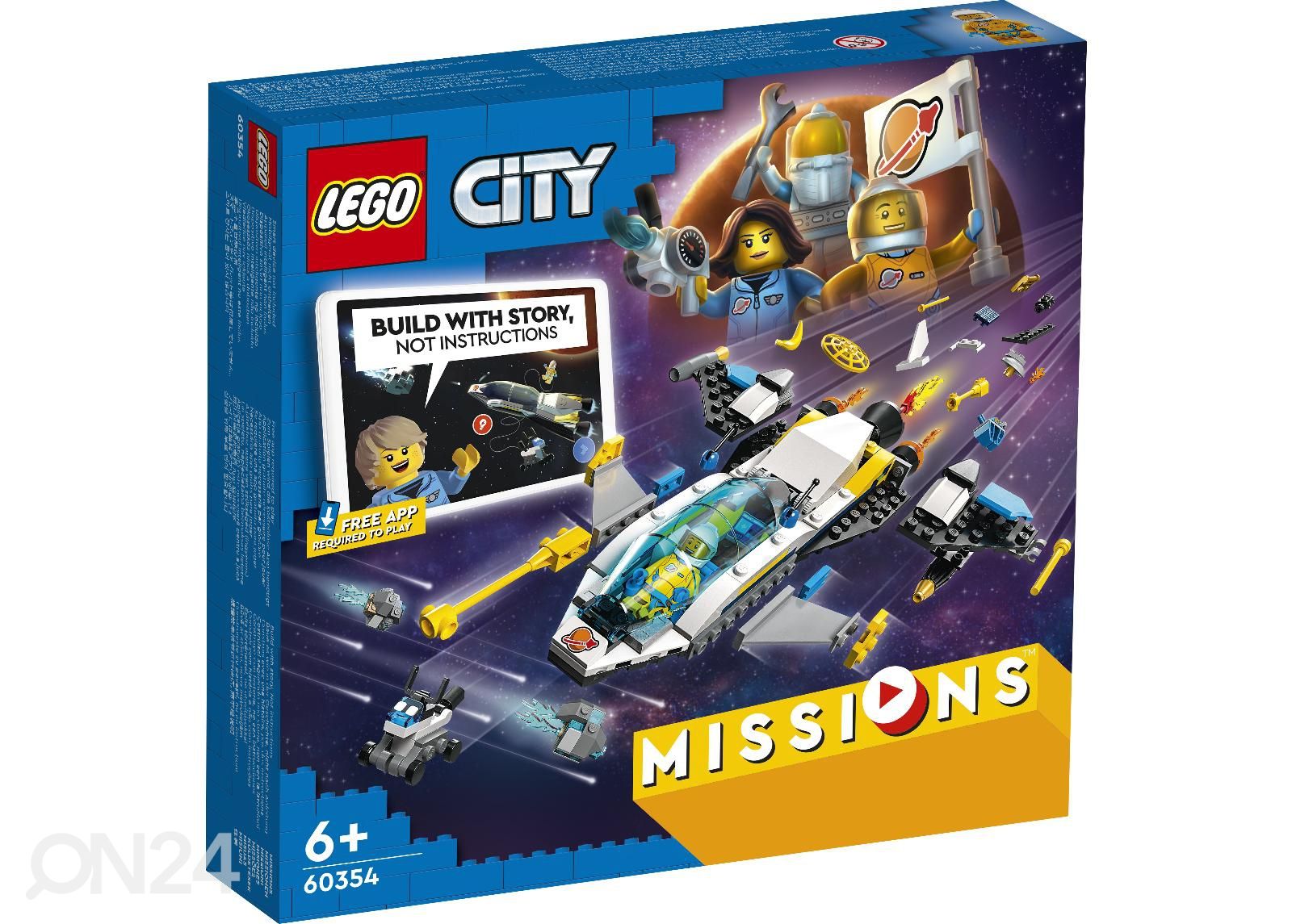 LEGO City Mars-avaruusaluksen tutkimuslennot kuvasuurennos