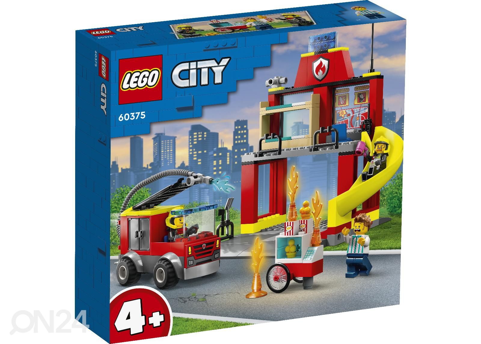 LEGO City Paloasema ja paloauto kuvasuurennos