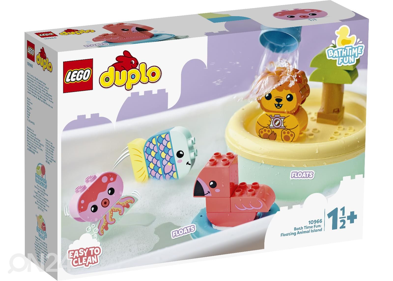 LEGO DUPLO kylpylelu kelluva eläinsaari kuvasuurennos