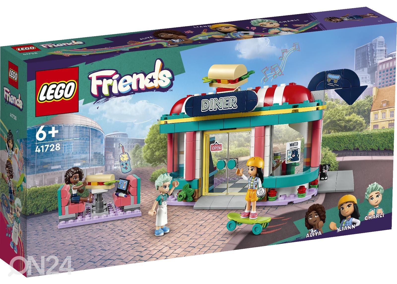 LEGO Friends Heartlaken keskustan ruokapaikka kuvasuurennos