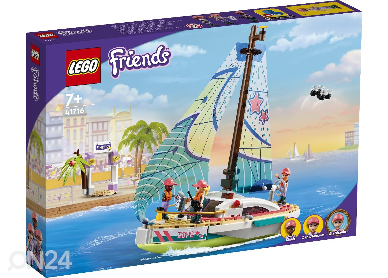 LEGO Friends Stephanien purjehdusseikkailu kuvasuurennos