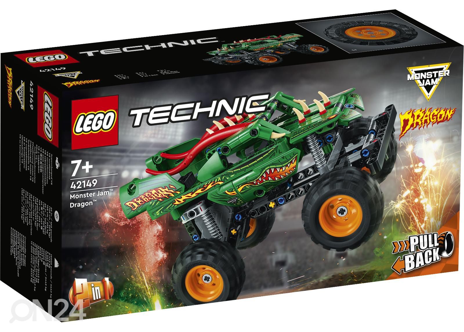 LEGO Technic Monster Jam Dragon kuvasuurennos