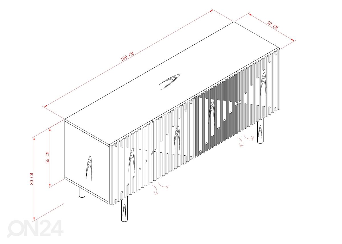 Lipasto Hudson kuvasuurennos mitat