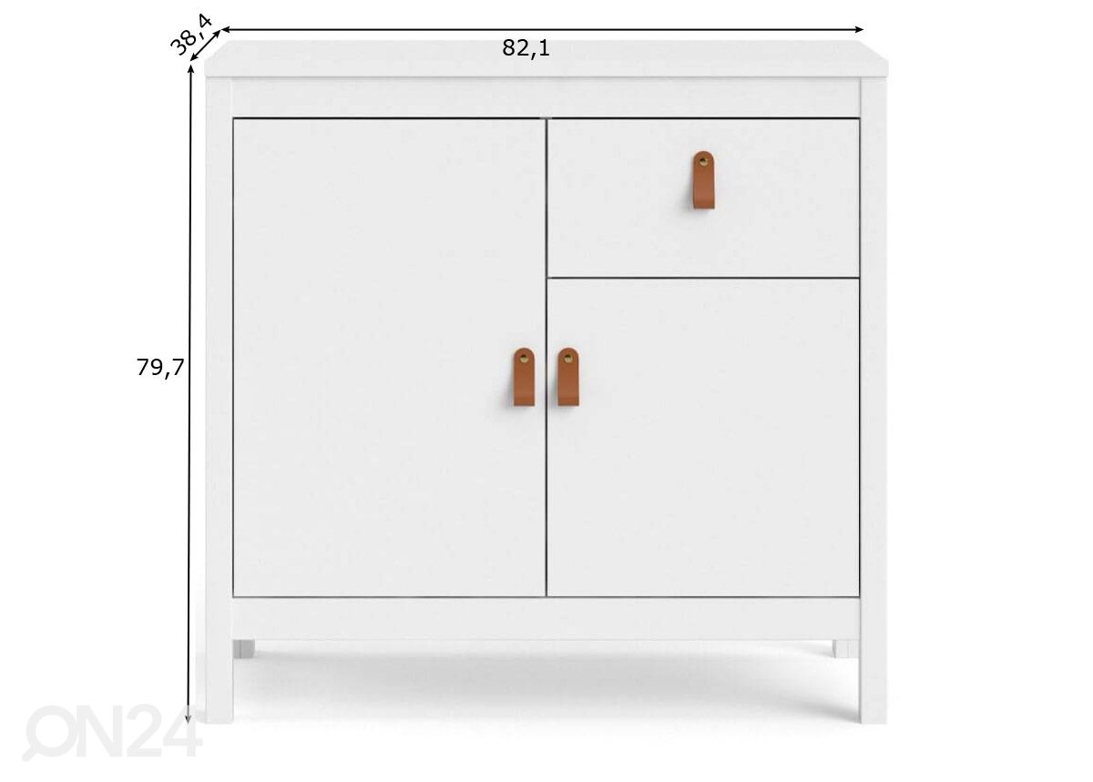 Lipasto Madrid 82 cm kuvasuurennos mitat