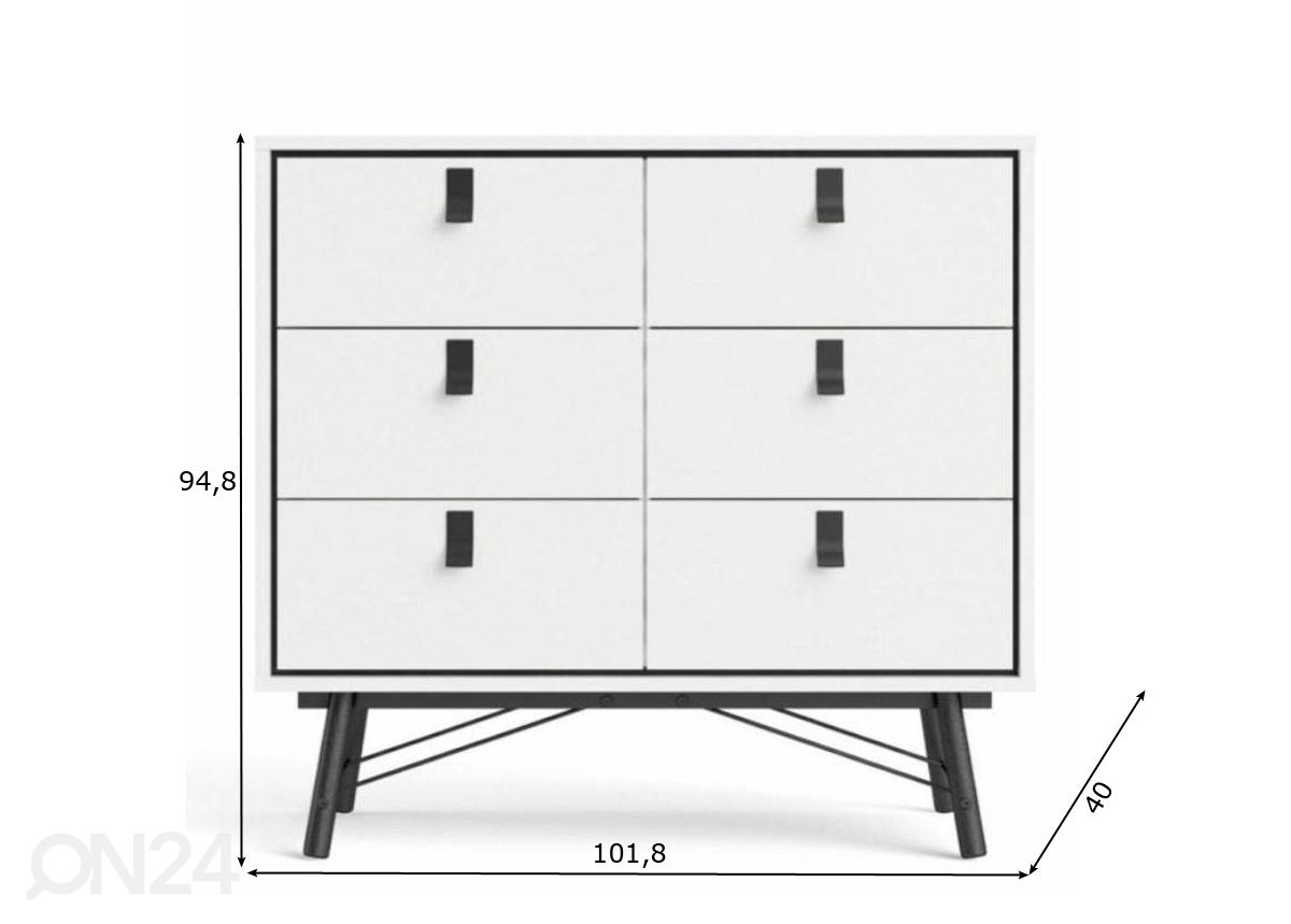 Lipasto Ry 102 cm kuvasuurennos mitat