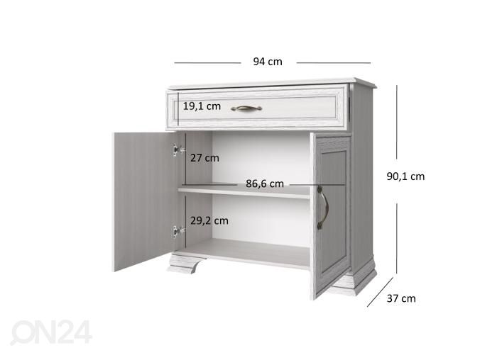 Lipasto Tiffany kuvasuurennos mitat