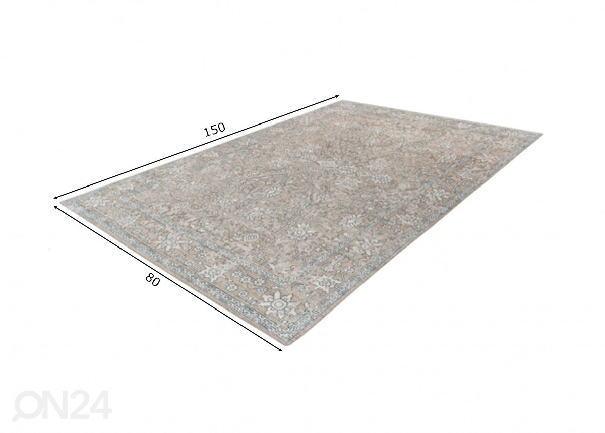 Matto 80x150 cm kuvasuurennos mitat