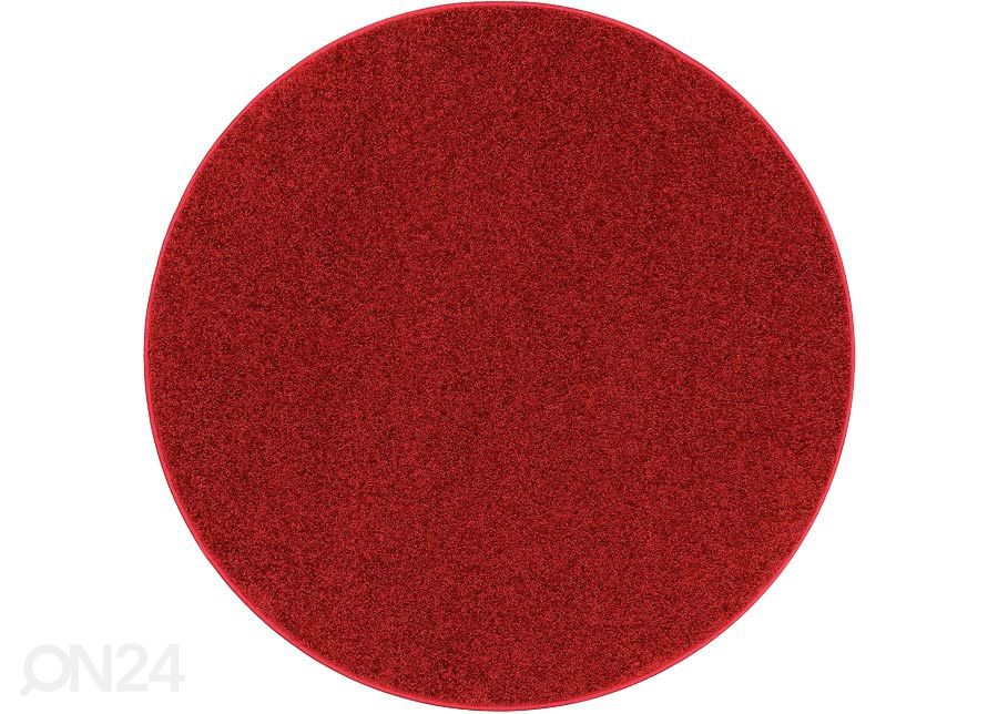 Matto Aruba punainen pyöreä Ø 133 cm kuvasuurennos
