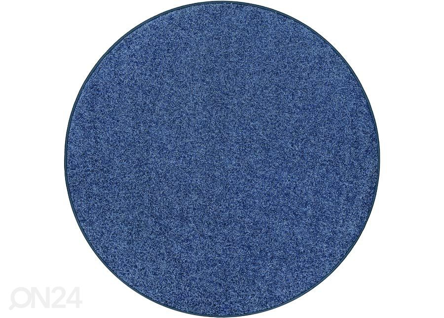 Matto Aruba sininen pyöreä Ø 133 cm kuvasuurennos