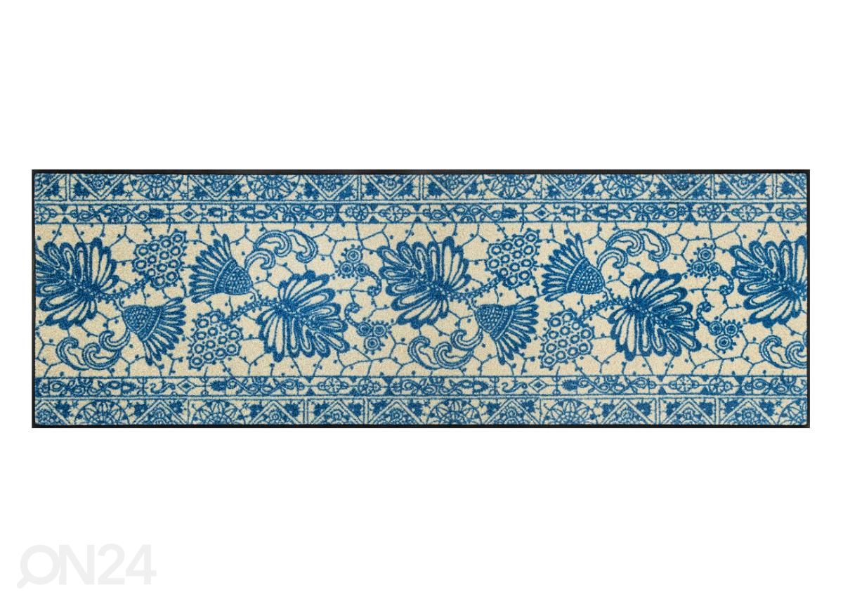 Matto Blue Poetry 60x180 cm kuvasuurennos